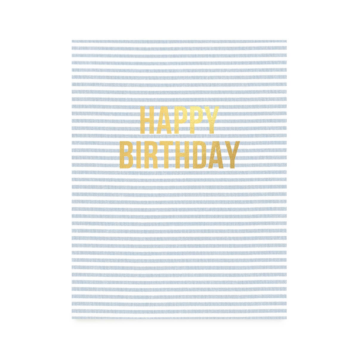 Sugar Paper Birthday Boxed Card Set – 12 Cards with Envelopes – Foil Accents