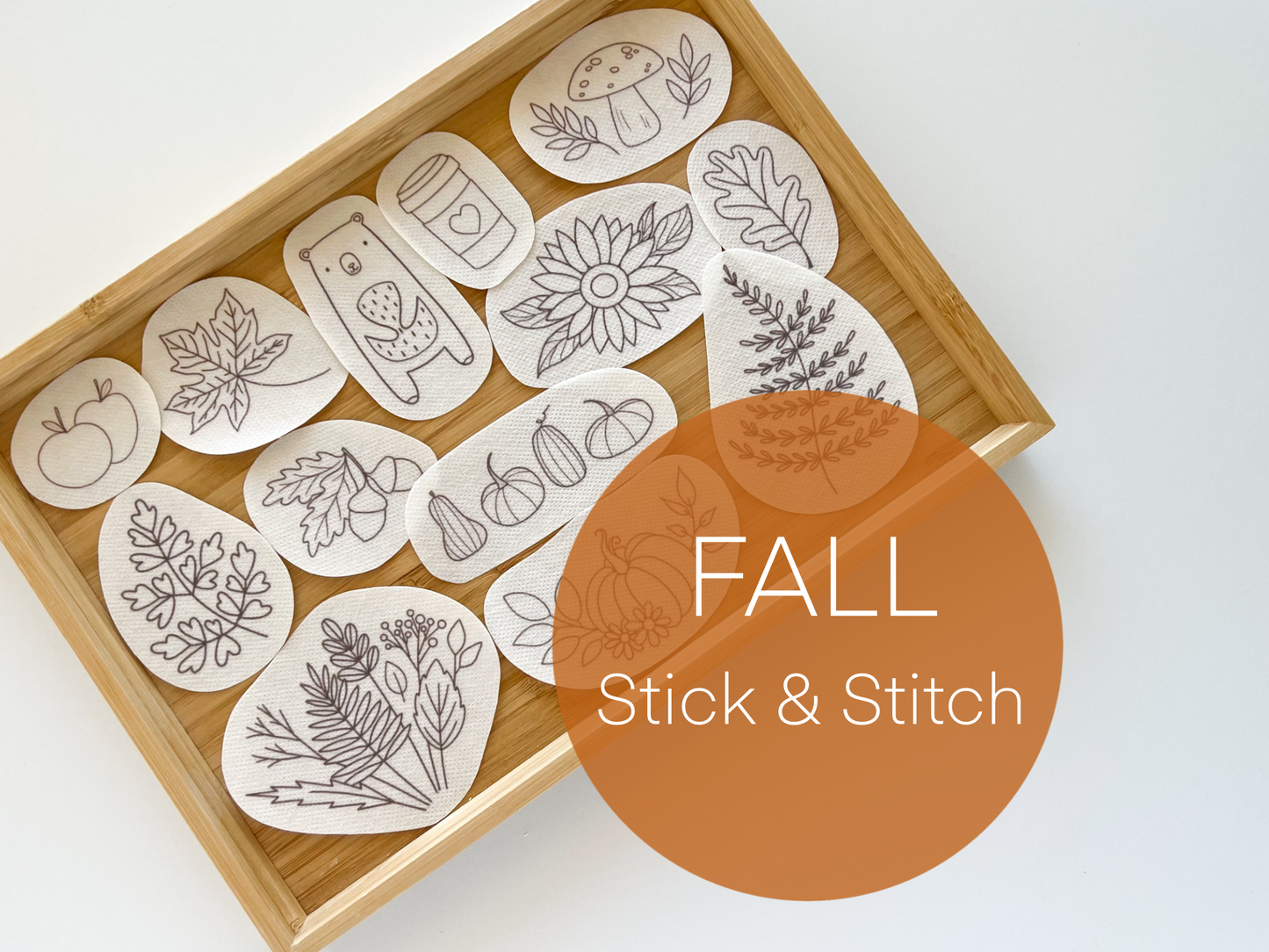 Christmas Stick & Stitch Embroidery Designs – Peel, Stick, Stitch & Wash Away