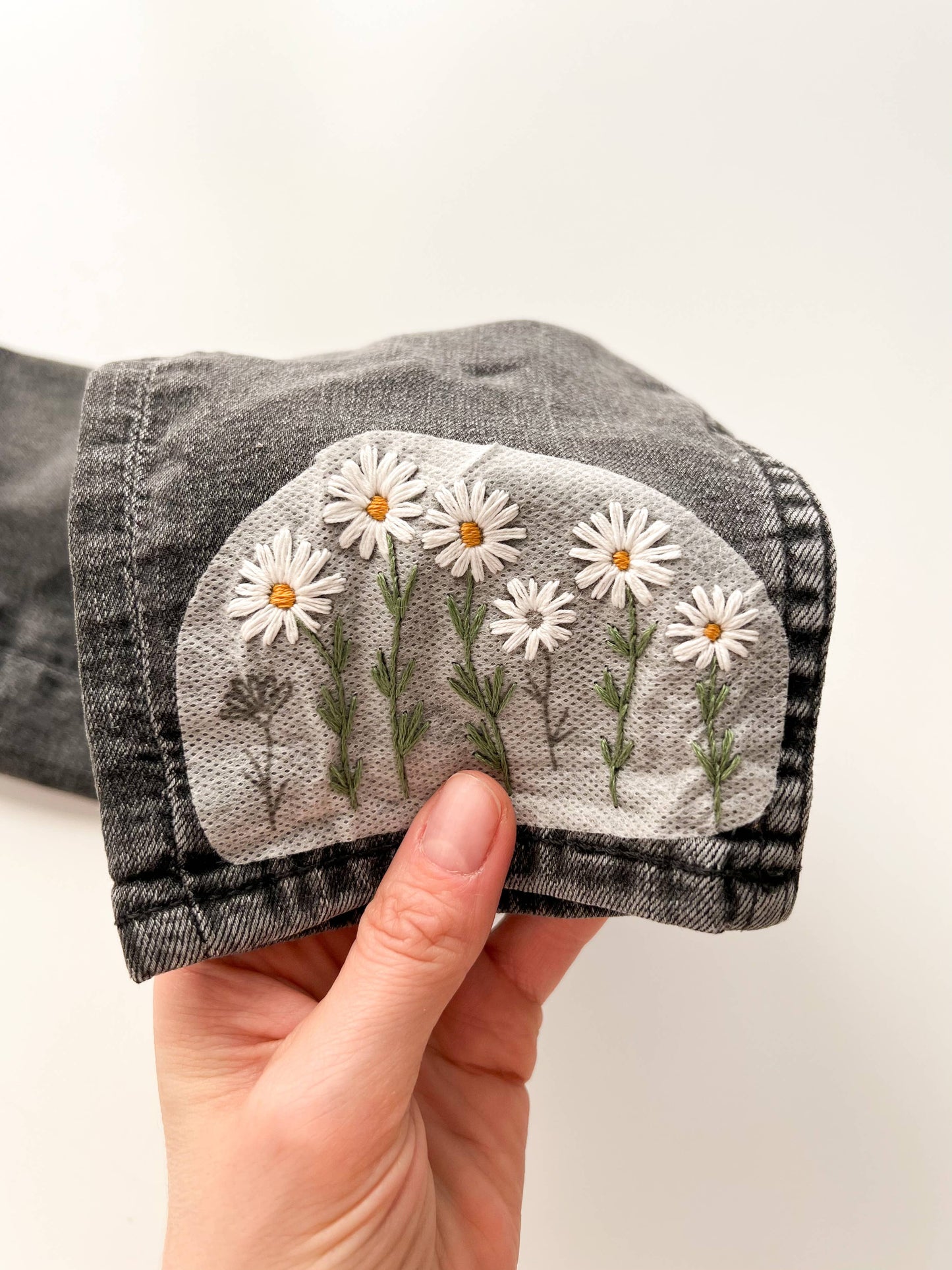Stick & Stitch Floral Embroidery Patterns – Peel, Stick, Stitch & Wash Away | 12–15 Designs per Collection