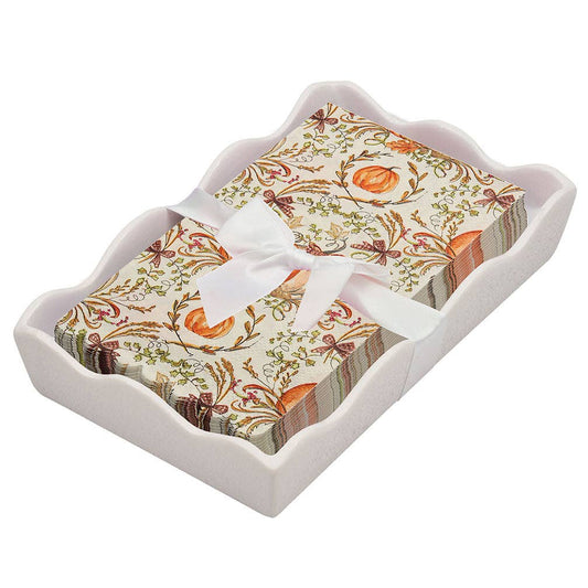 Oh Hey, Turkey Time! Guest Towel Tray