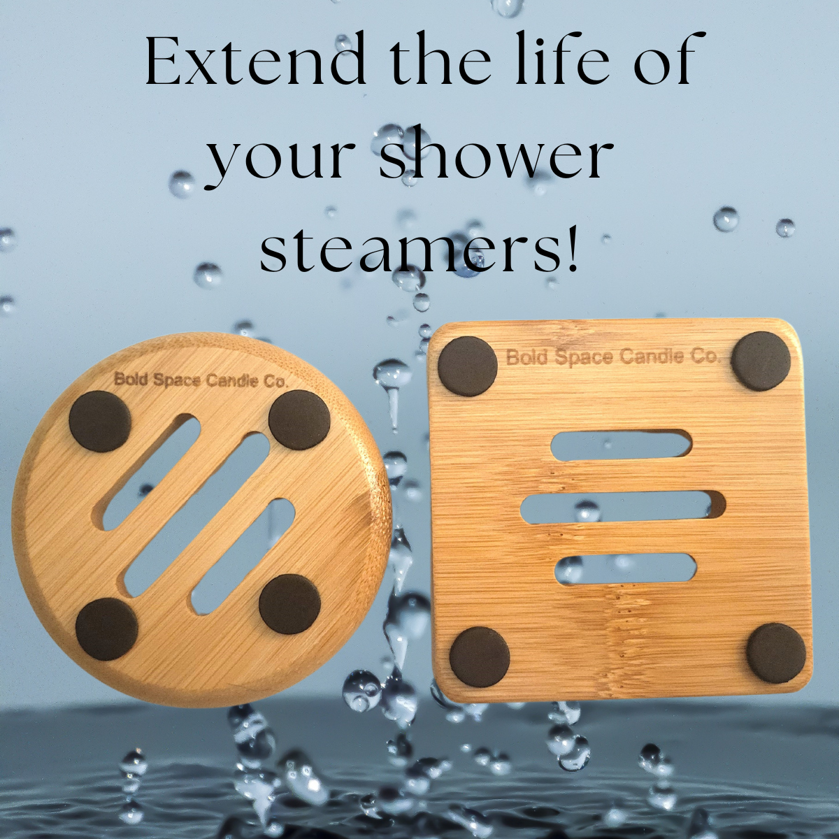 Bamboo Shower Steamer Tray