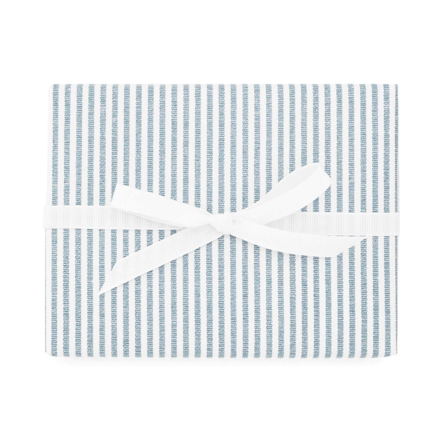 Gift Wrap Single Sheets, Navy Ticking Stripe