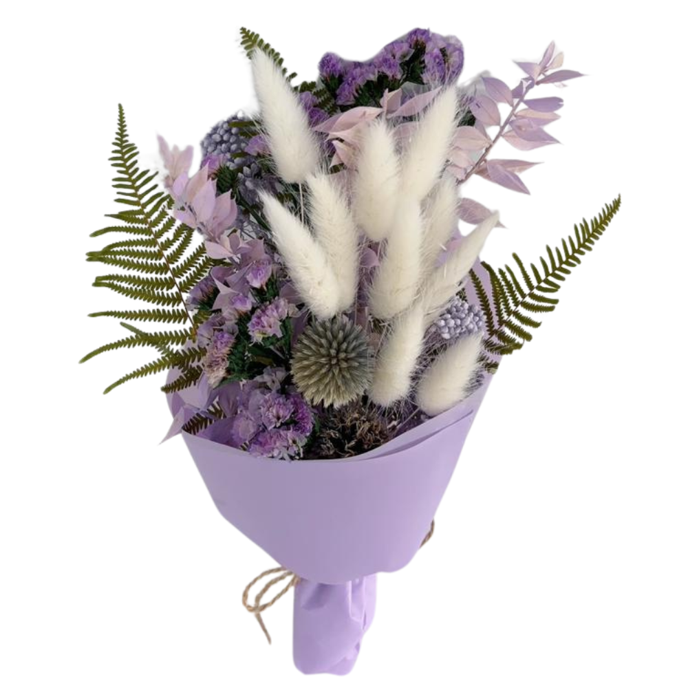 Dried Flower Mini Bouquet | Violet