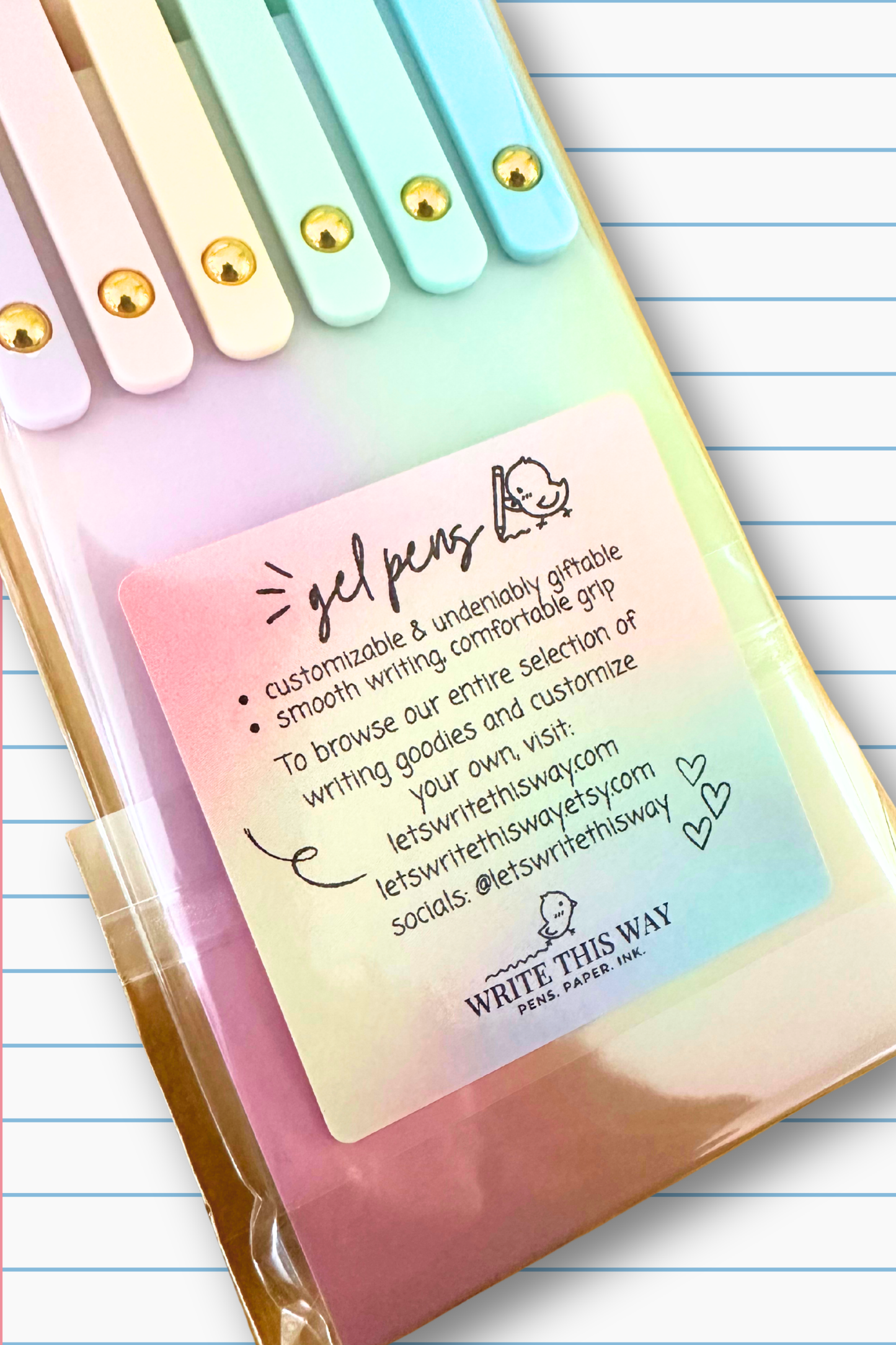 Fine Points™ Daily Mantra 6-Pen Gift Set | Pastel Soft Touch Gel Pens