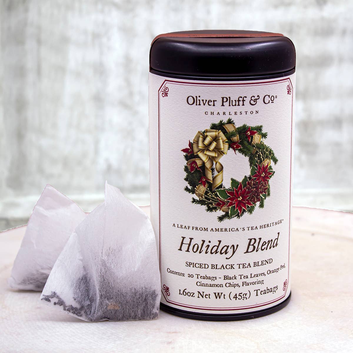 Oliver Pluff's Holiday Blend | Tea Bags in Signature Tea Tin
