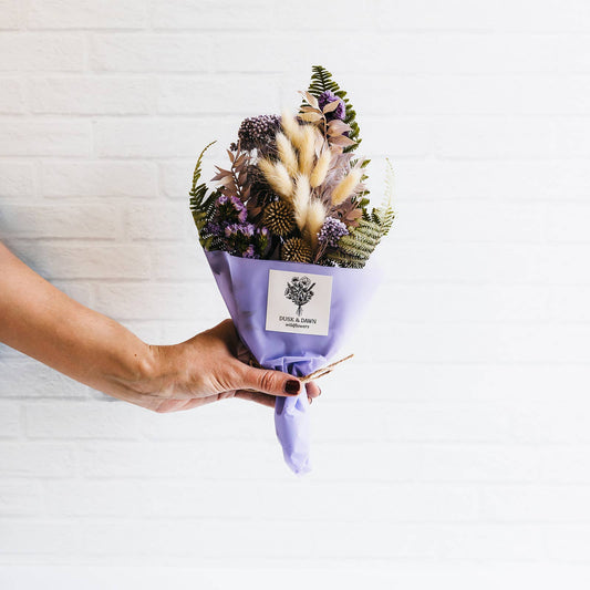 Dried Flower Mini Bouquet | Violet