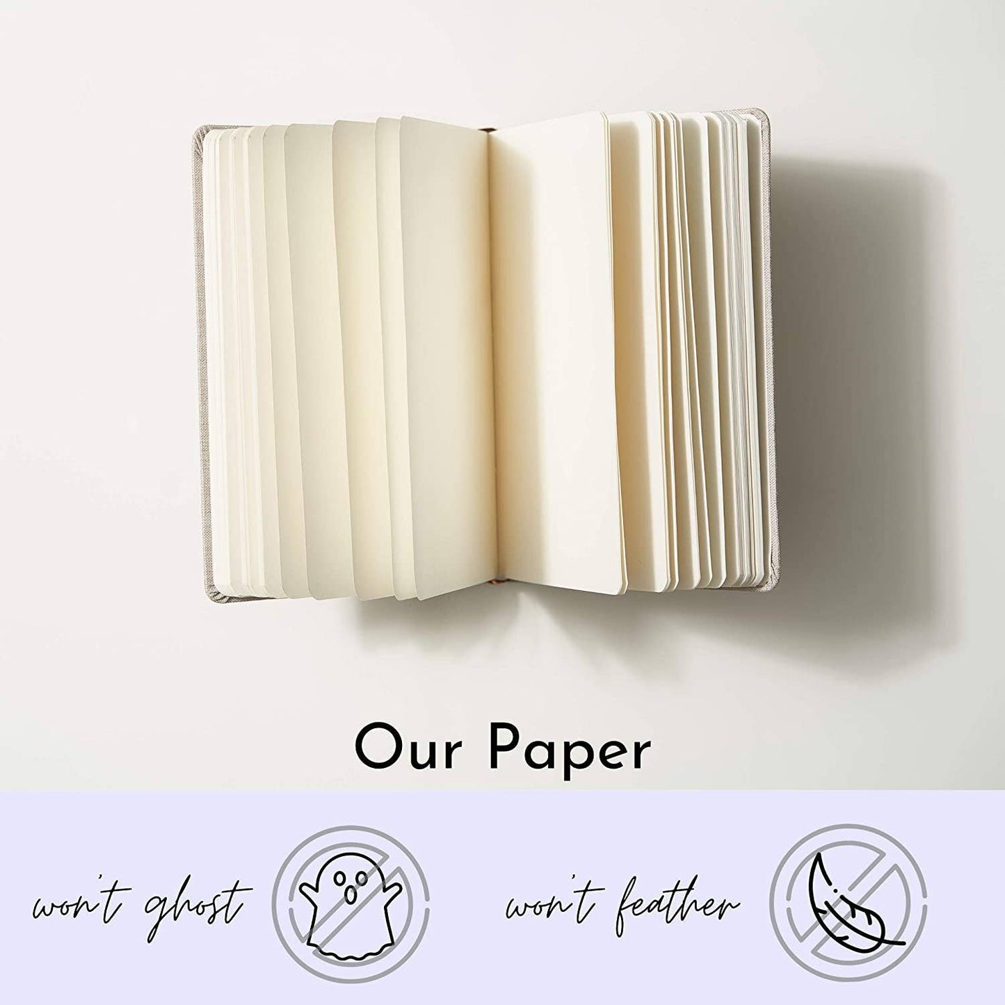 Moderne Blank Hardcover Notebook