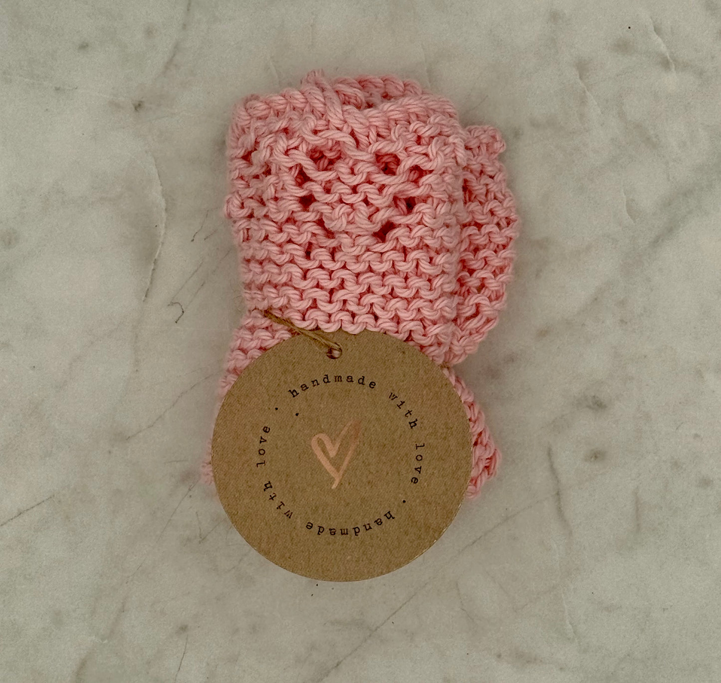 Reusable Cotton Washcloth – Handmade & Knitted
