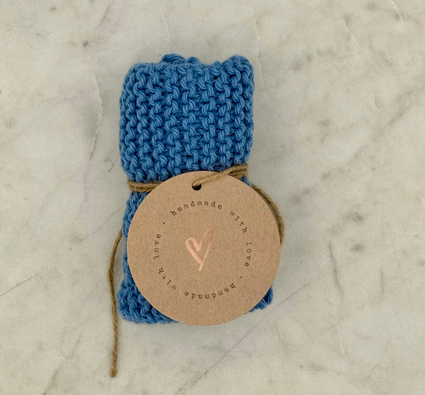 Reusable Cotton Washcloth – Handmade & Knitted