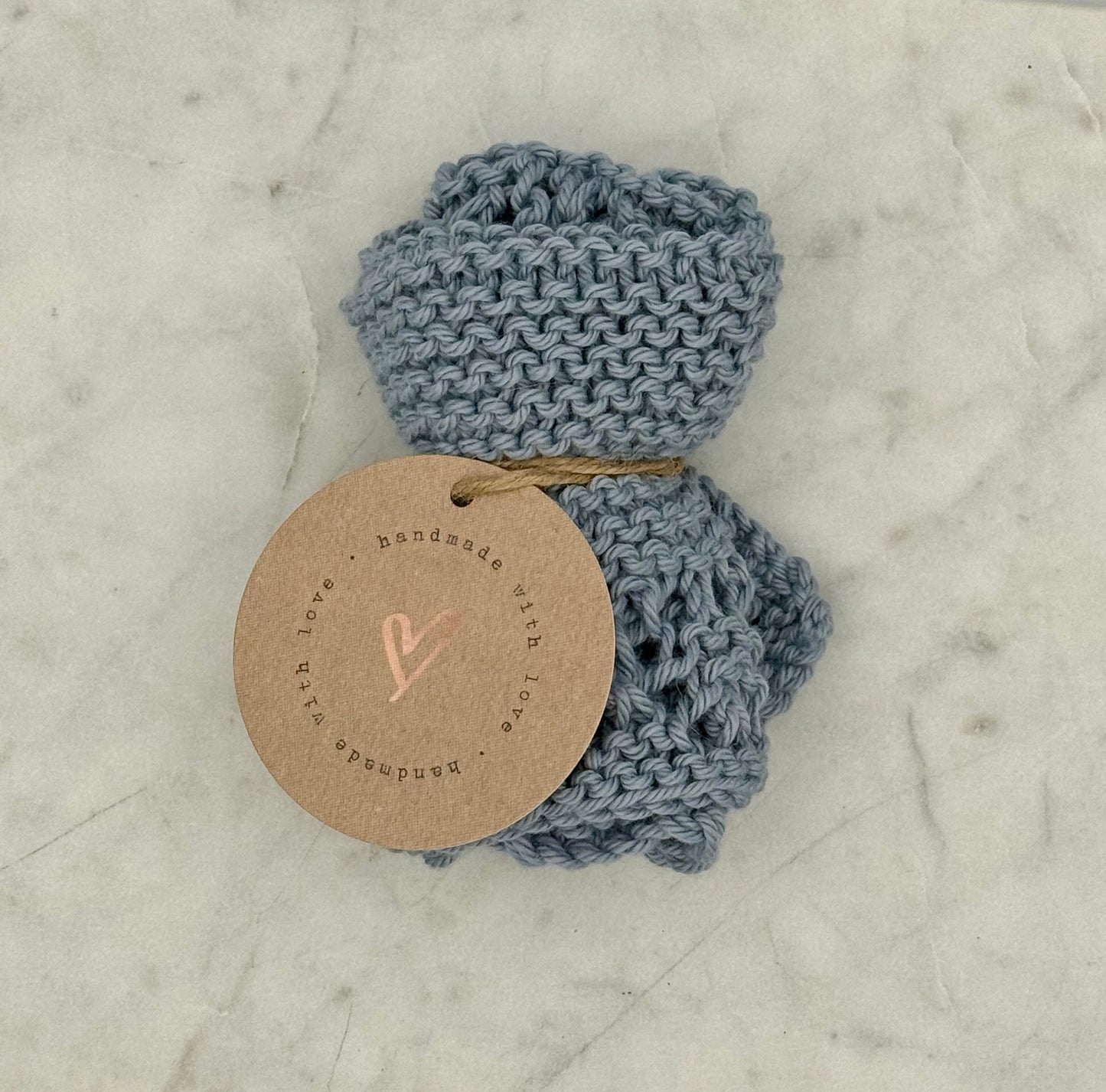 Reusable Cotton Washcloth – Handmade & Knitted