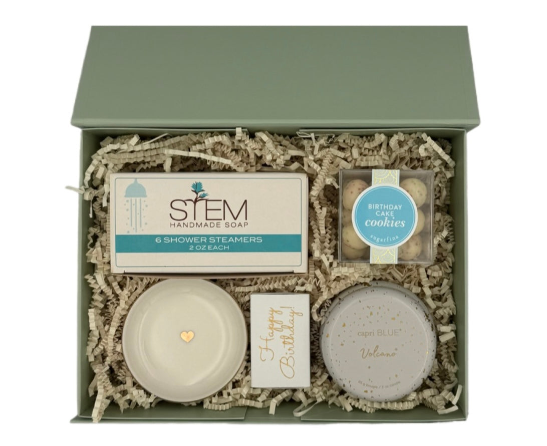 Happy Birthday Gift Box | Spa, Sweets & Candlelight | Custom