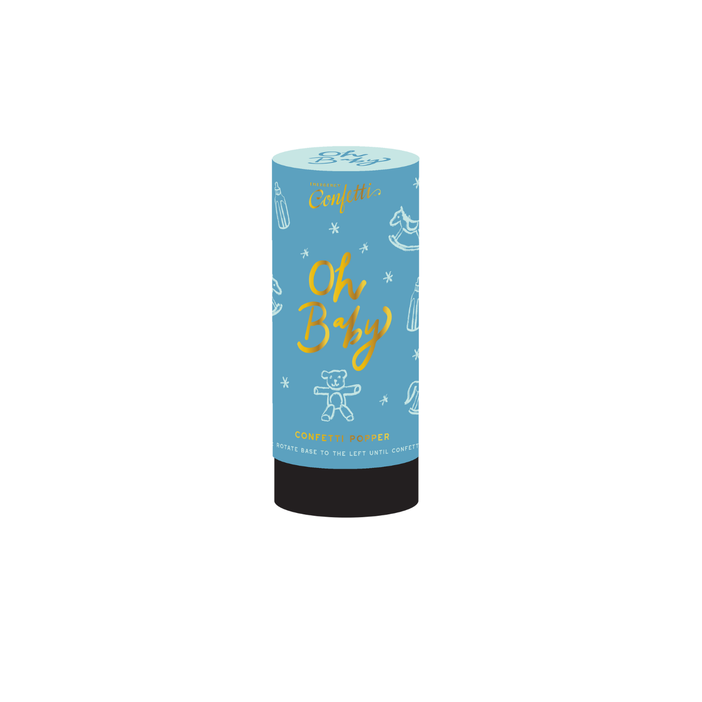Oh Baby Confetti Popper | Blue