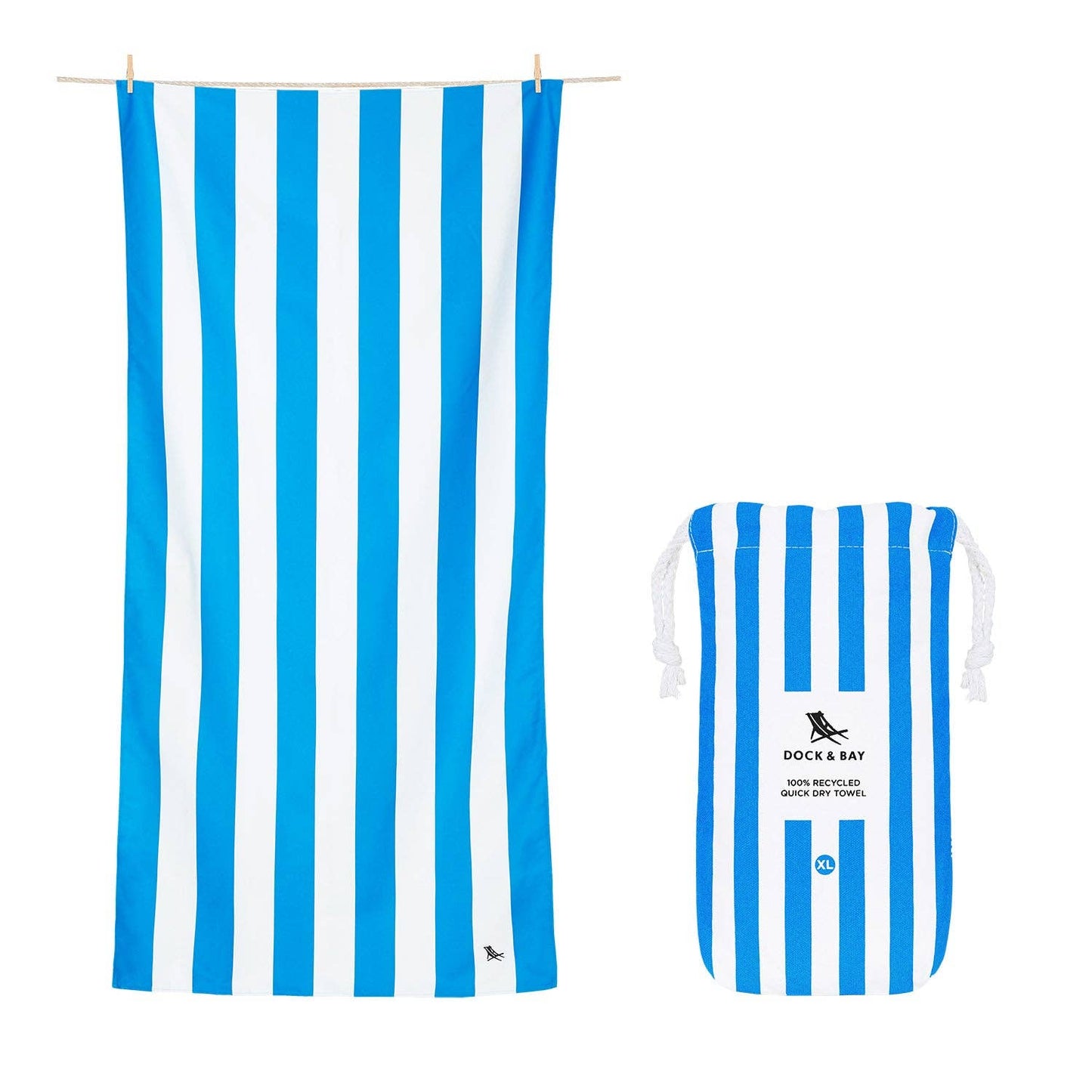 Dock & Bay Quick Dry Towels | Cabana | Bondi Blue