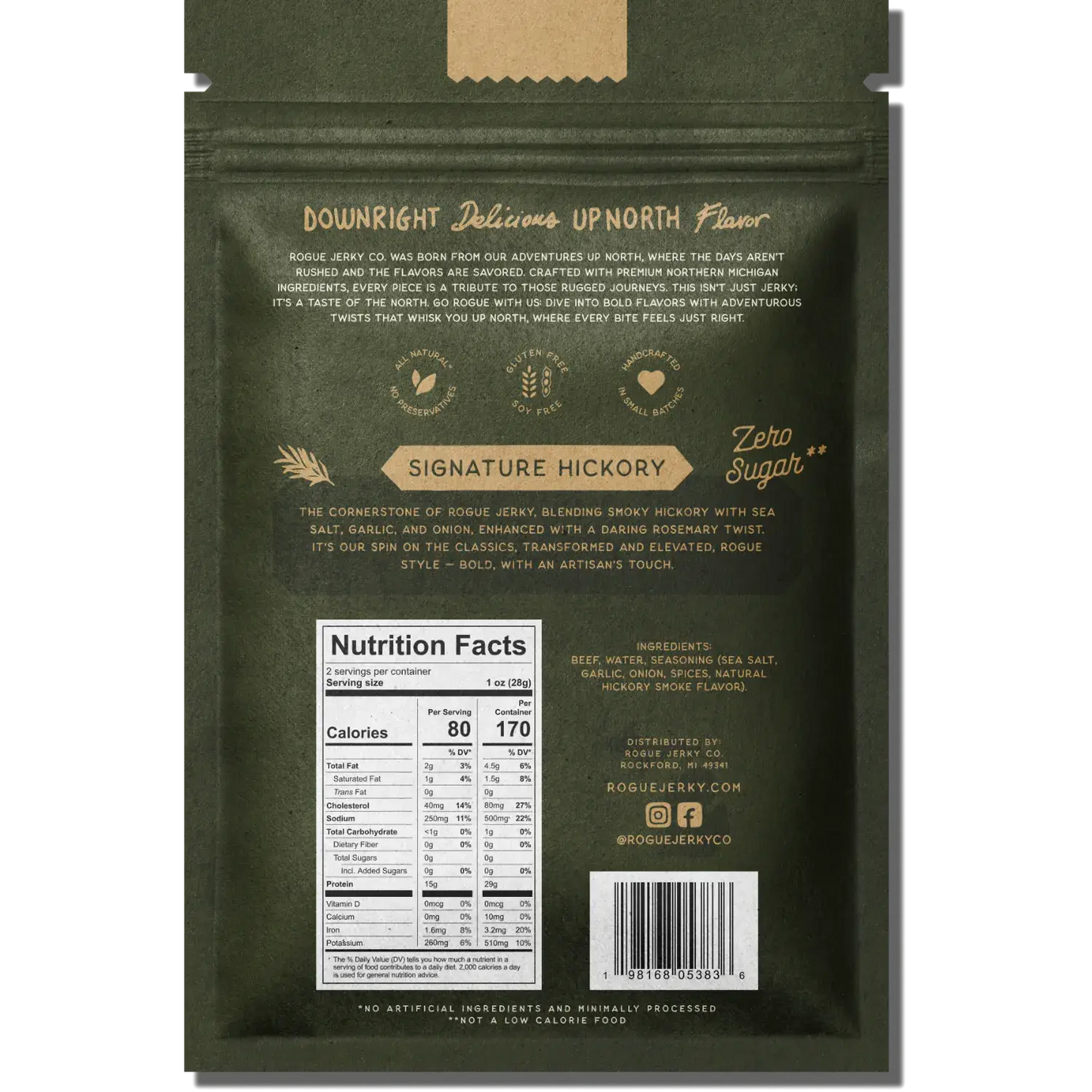 Rogue Signature Hickory Beef Jerky