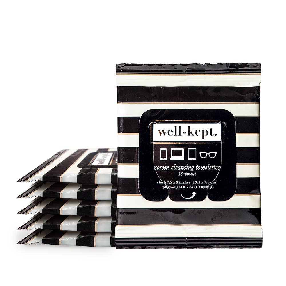 well-kept Screen Cleansing Towelettes/ Tech Wipes