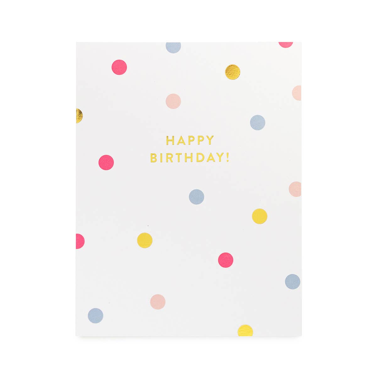 Sugar Paper Birthday Boxed Card Set – 12 Cards with Envelopes – Foil Accents