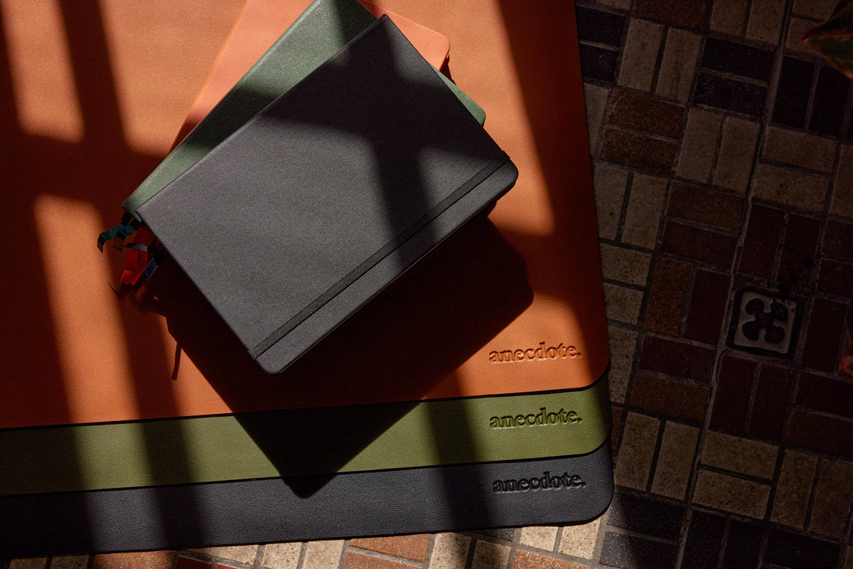 The Daily Planner | Hardcover with Library Buckram Cover | Ink Blue
