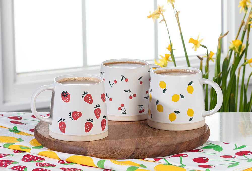 Cherry on Top Stoneware Mug