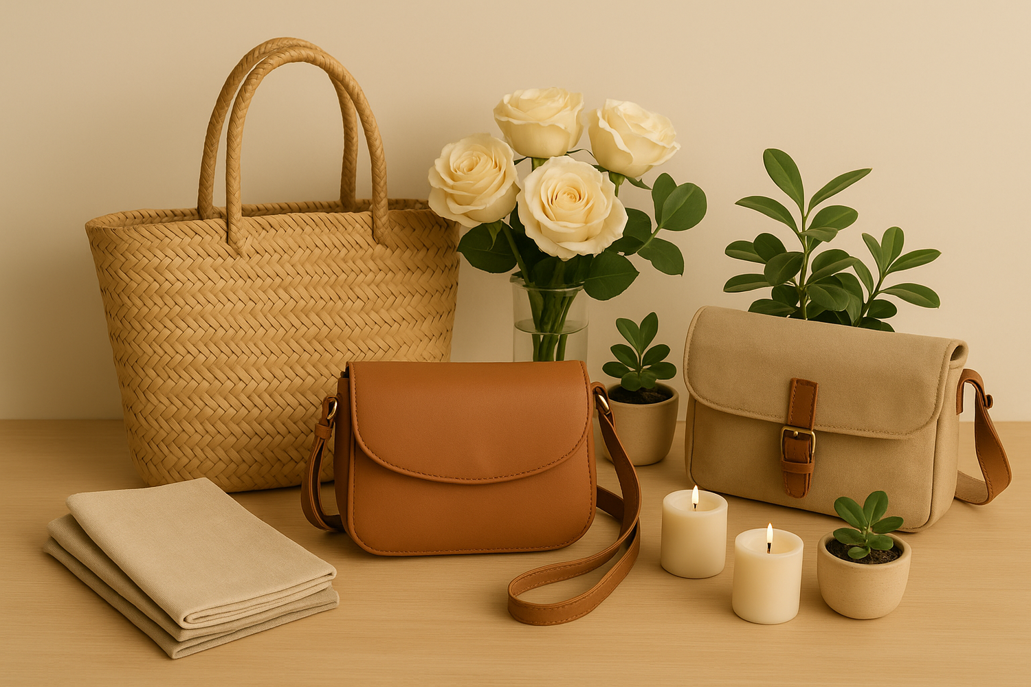 A collection of bags, totes and all things you can carry