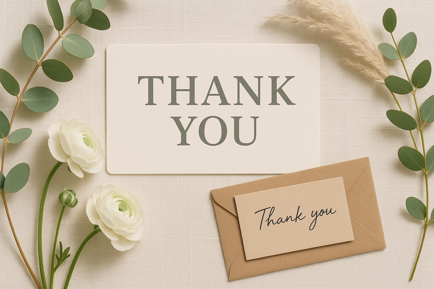 A collection to say " thank you"