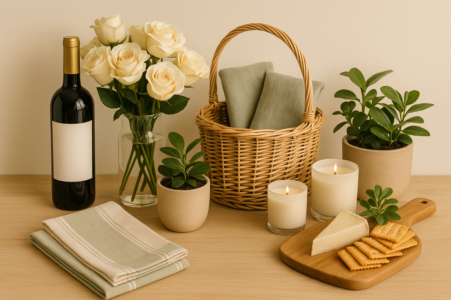 Housewarming/Hostess gift boxes with cozy home essentials and thoughtful treats – Oh Hey, Gift Day