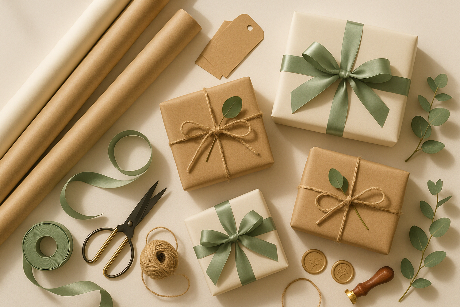 A collection of gift wrap