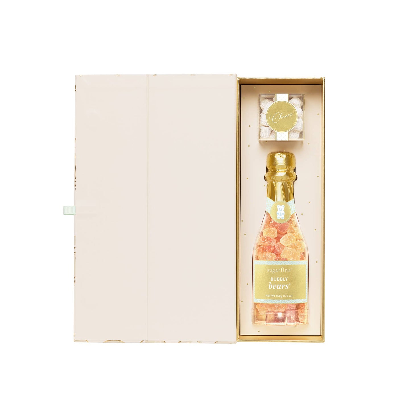 Pop The Champagne Bottle + Cube Gift Box