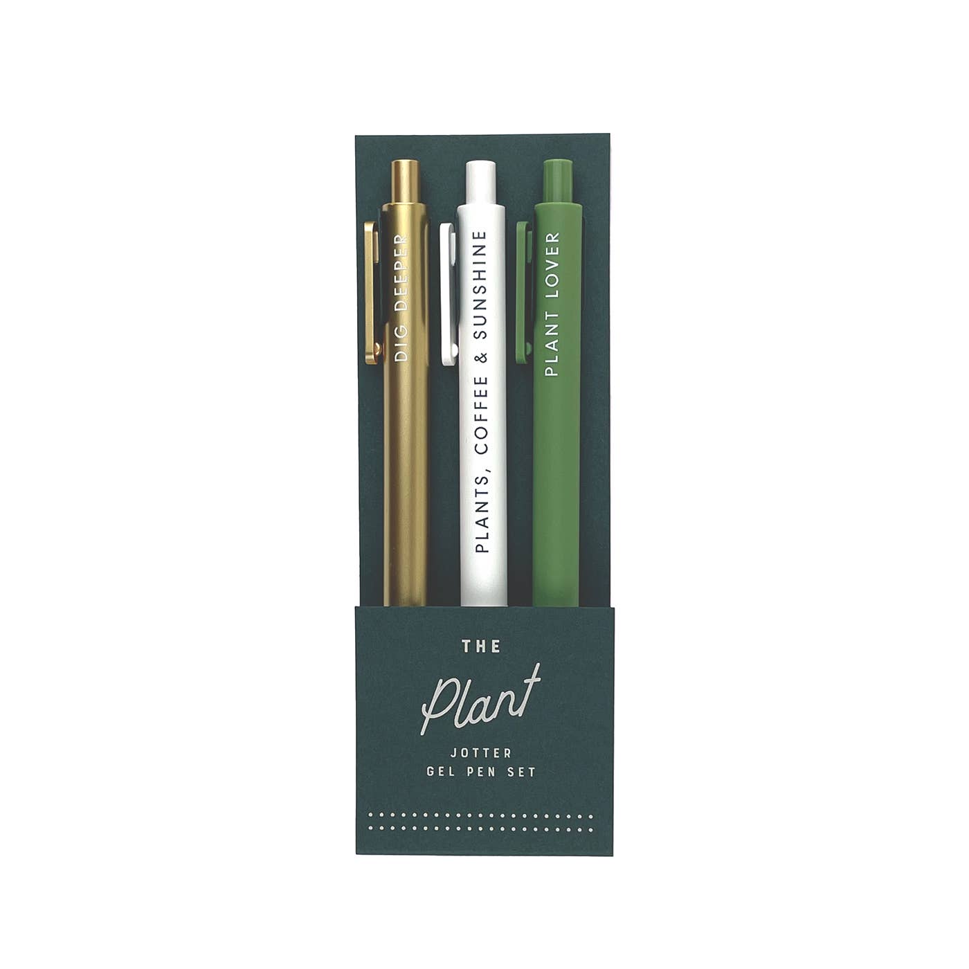 Plant Jotter Gel Pen | Set of 3