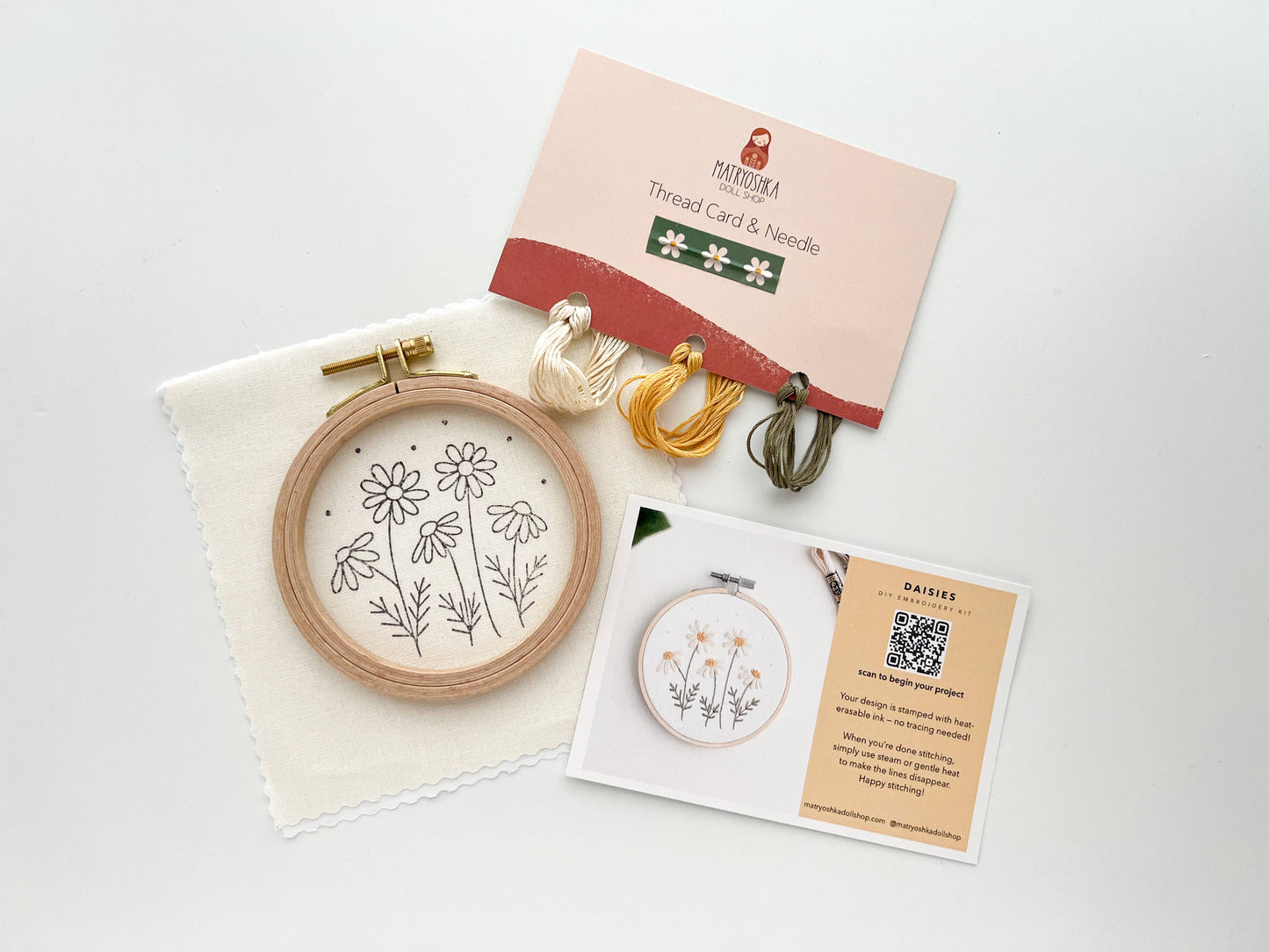 Daisies Embroidery Kit