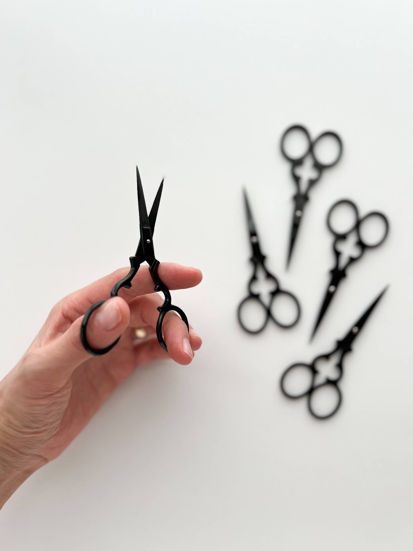 Black Vintage Embroidery Scissors