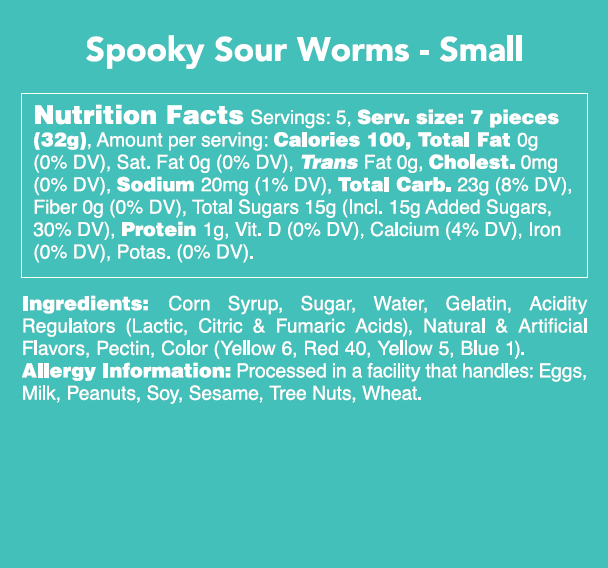 Spooky Sour Worms