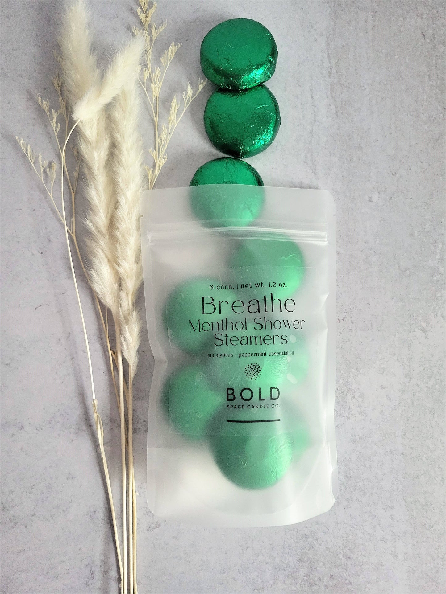 Breathe Shower Steamers | Eucalyptus + Peppermint | 6 pack