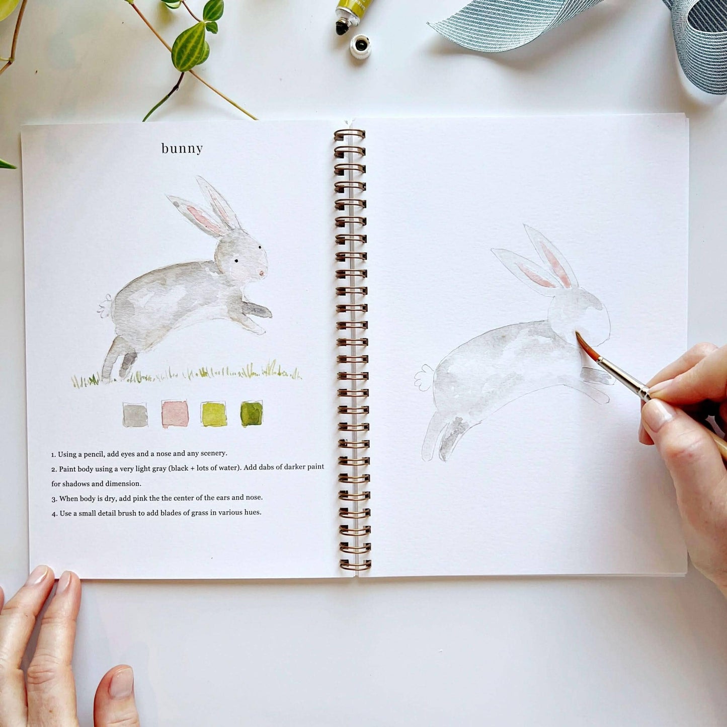 Paint-Your-Own Animal Watercolor Book