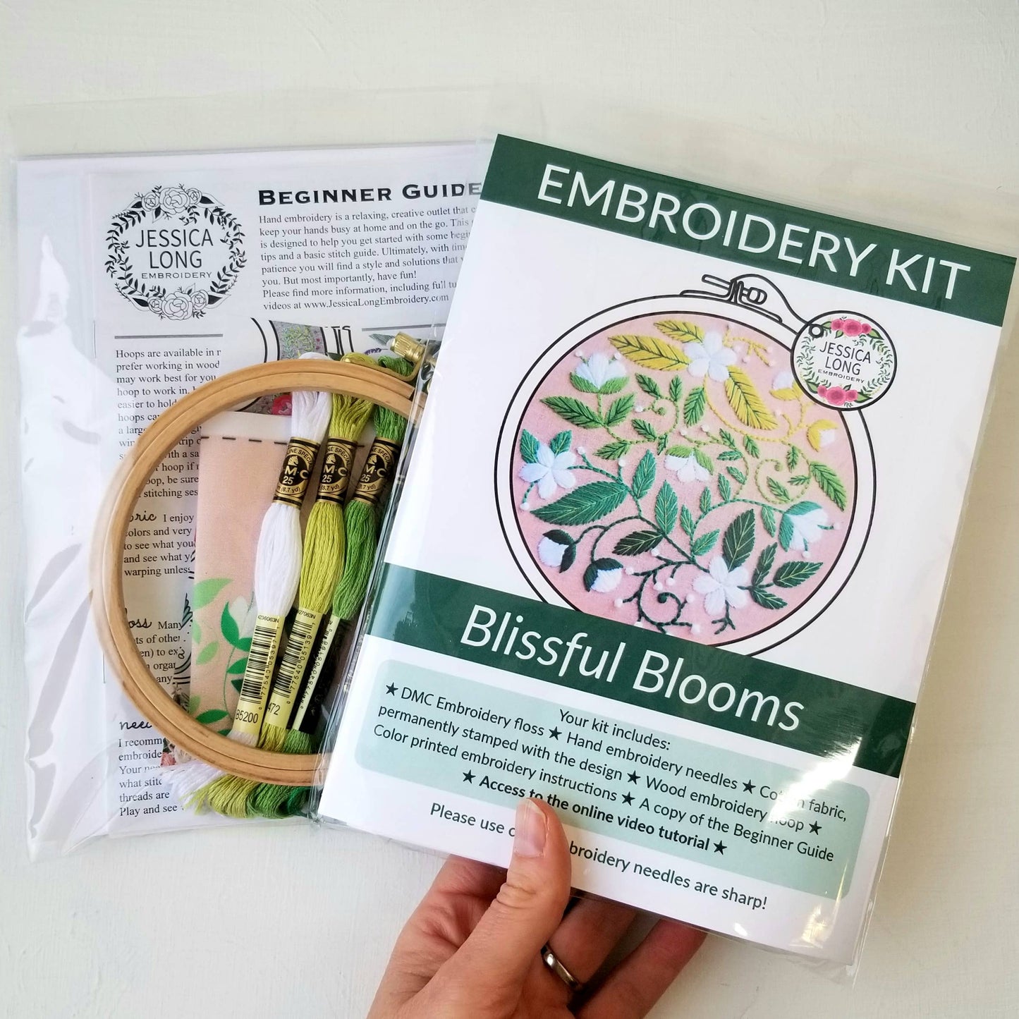 Beginner Embroidery Kit | Blissful Blooms