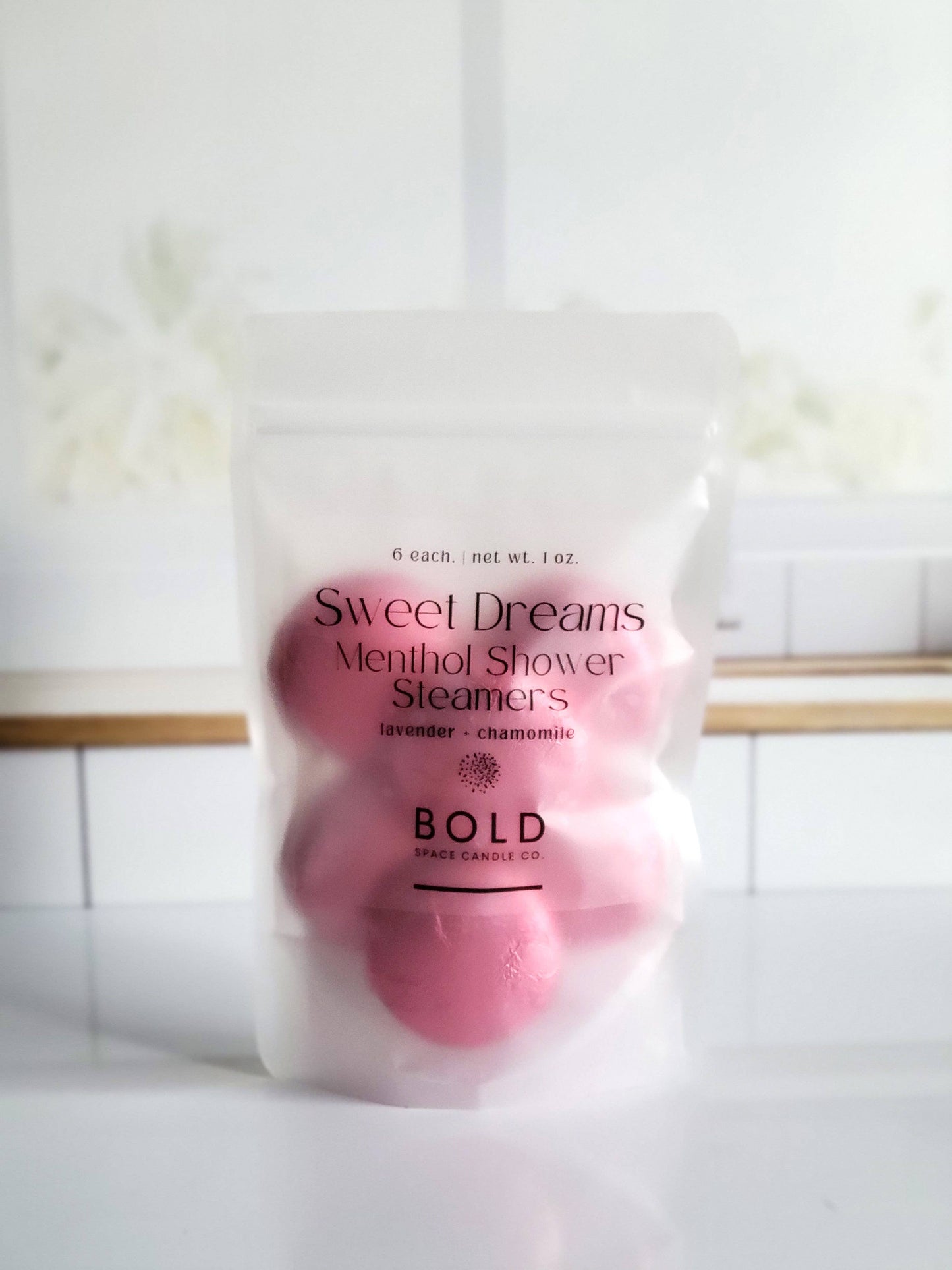 Sweet Dreams | Chamomile + Lavender Menthol Steamers | 6 pack