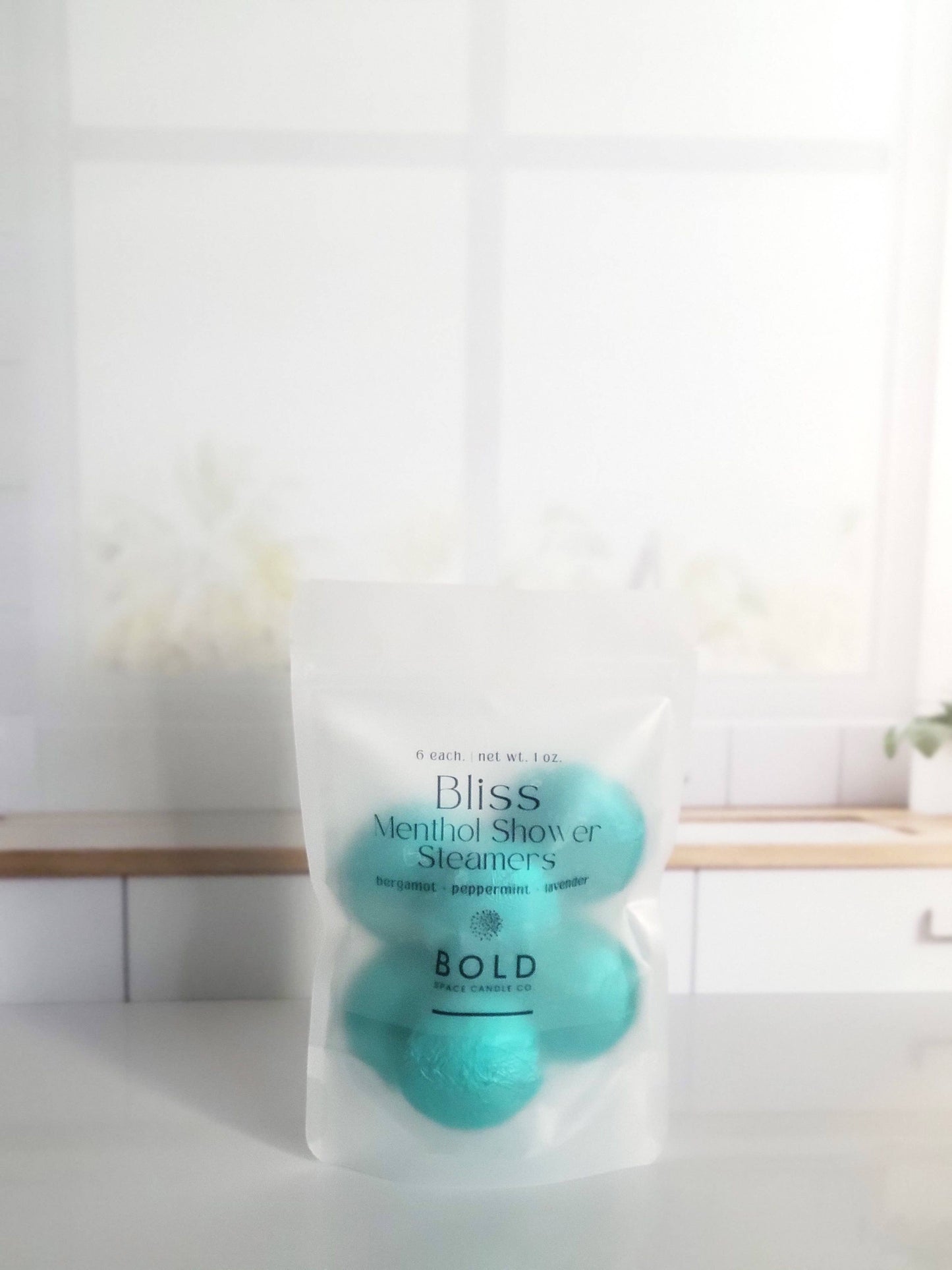 Bliss Shower Steamers |  Bergamot + Peppermint + Lavender | 6 pack