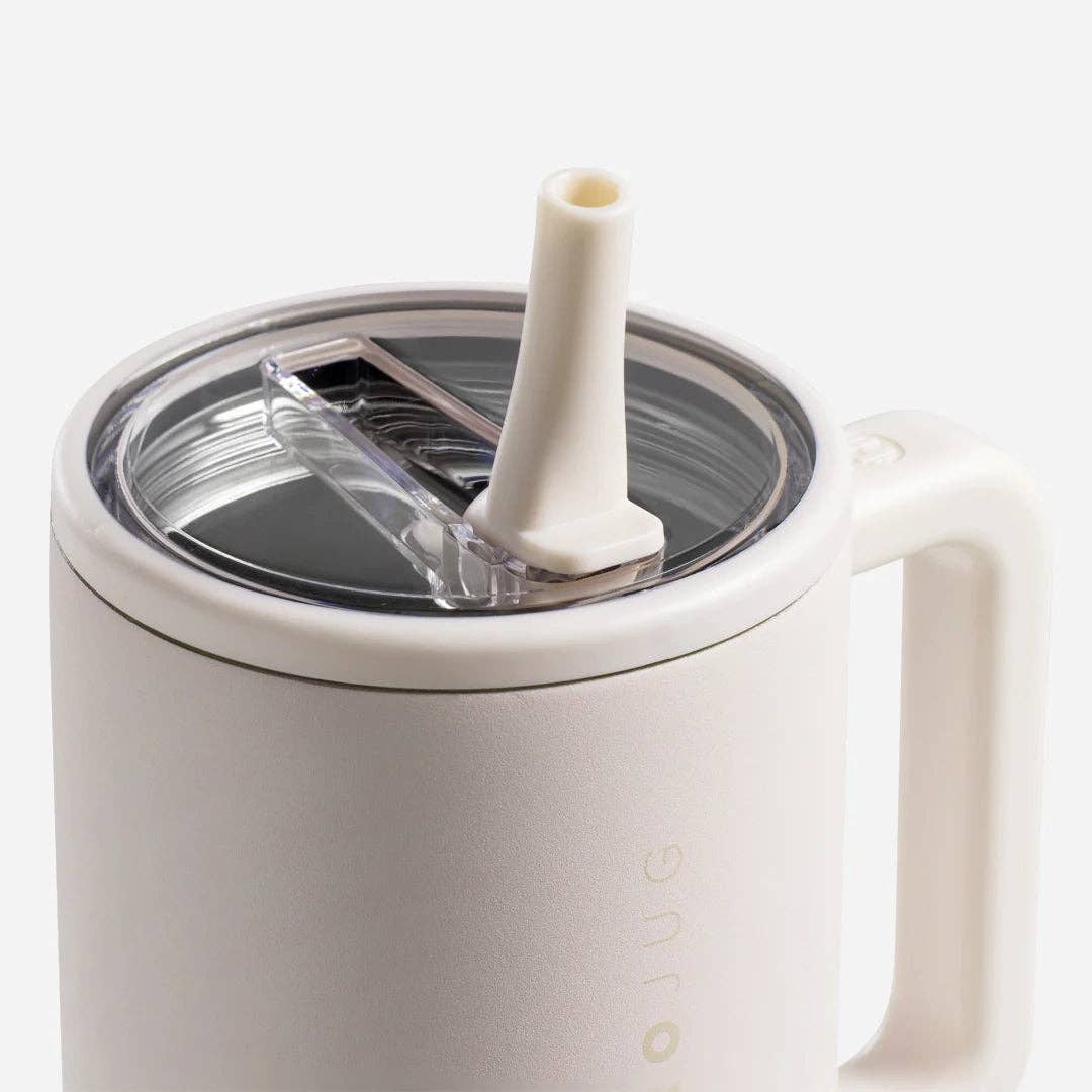 Preorder: Shipping early June | HydroJug 40 oz Traveler Tumbler | Cream