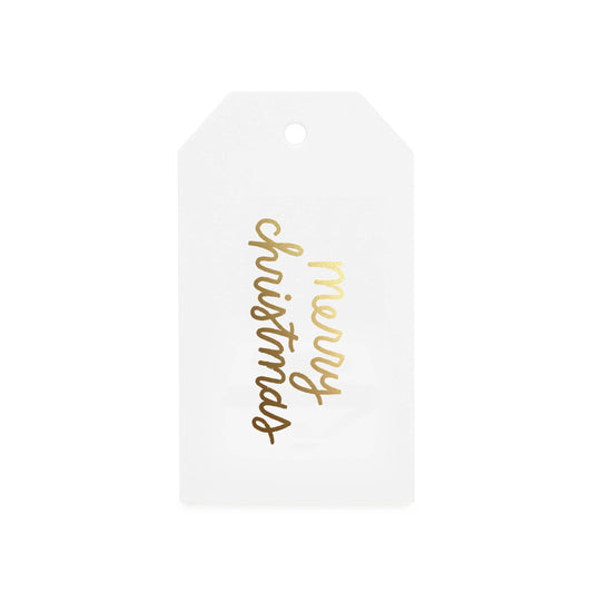 Gold Merry Christmas, Box of 10