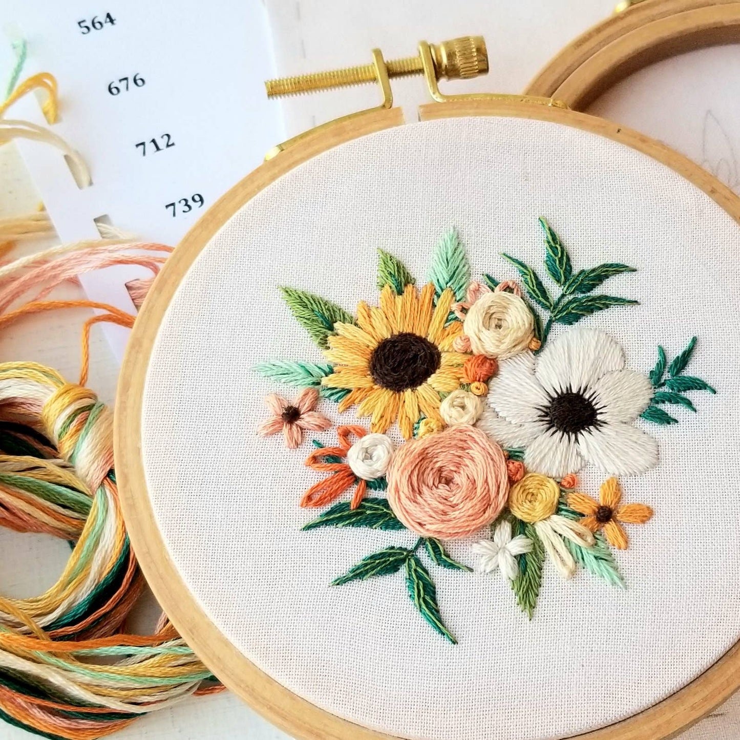 Beginner Embroidery Kit | Cozy Harvest