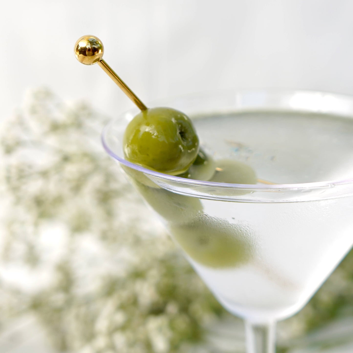 Cocktail Picks for Garnishes | Gold (12 Piece, Short)