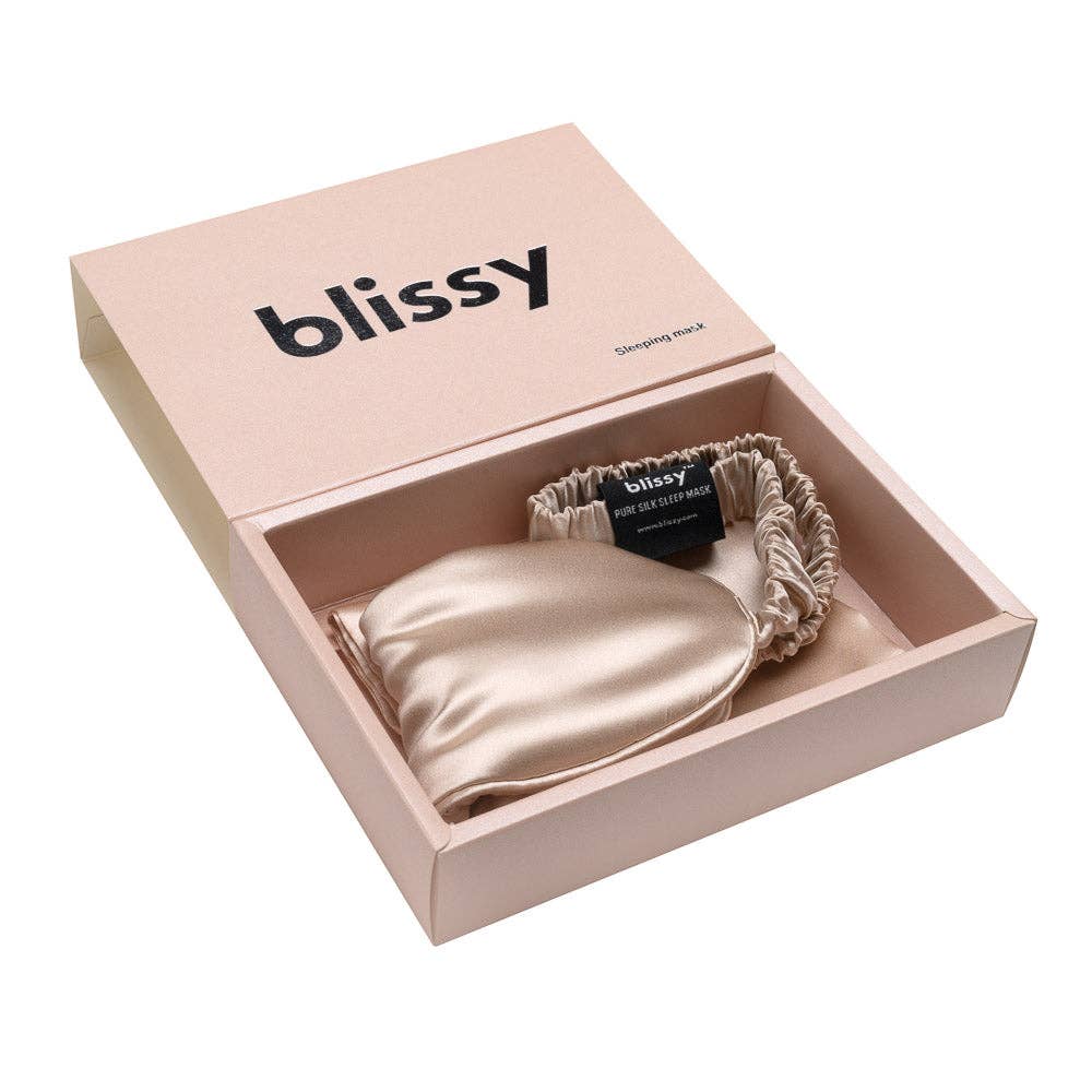 Blissy Sleep Mask | Champagne
