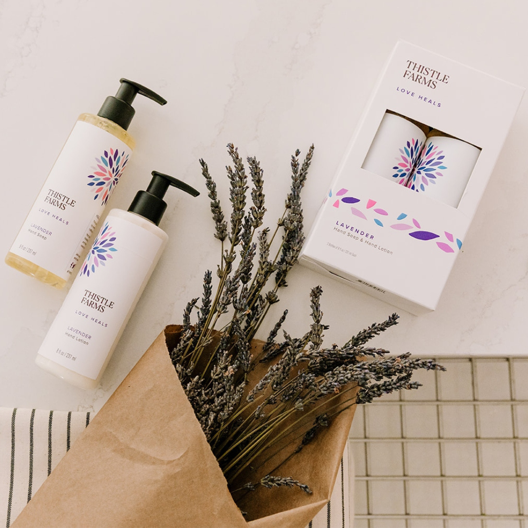 Thistle Farms | Lavender Moisturizing Hand Soap and Lotion Set