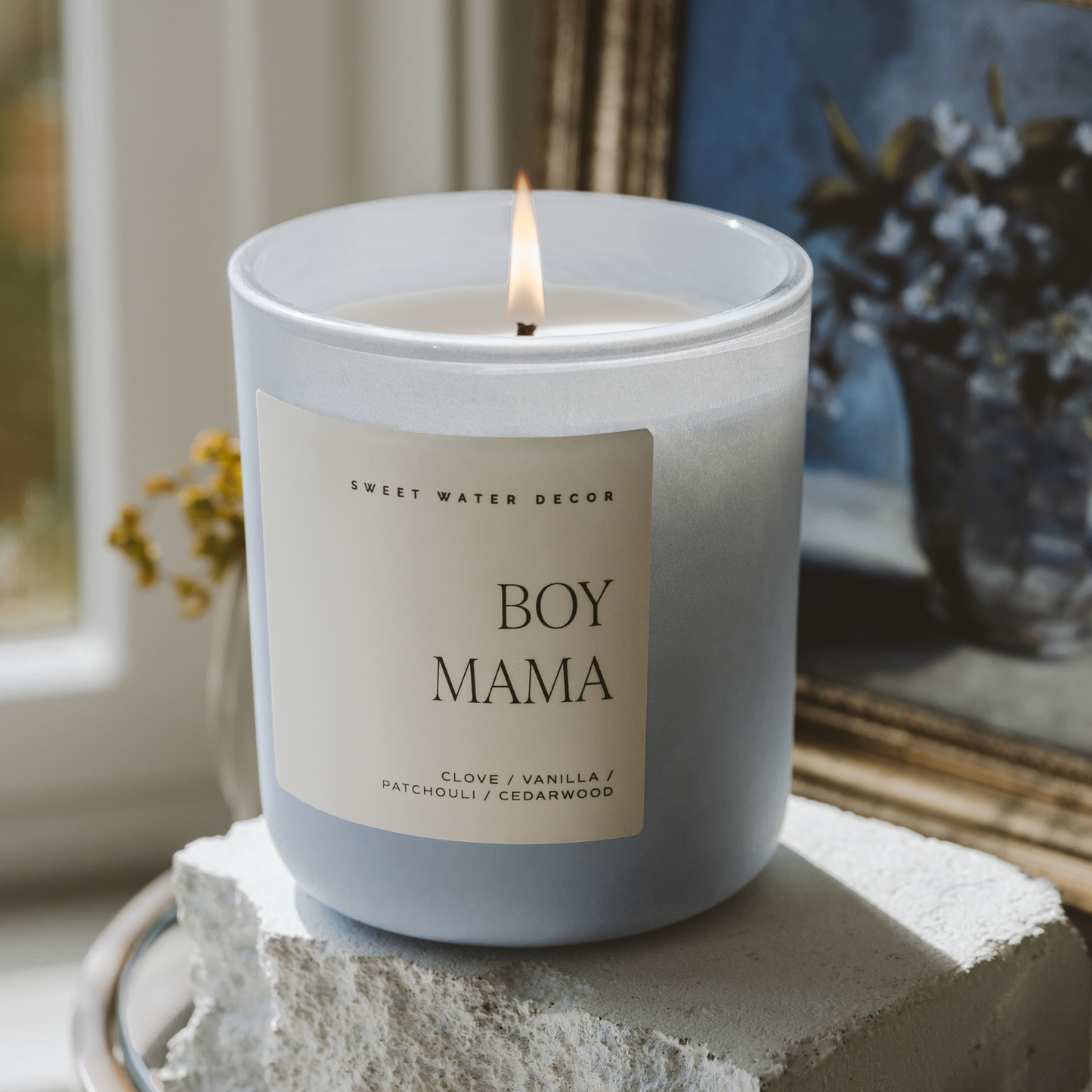 Boy Mama 15 oz Soy Candle | Matte Jar