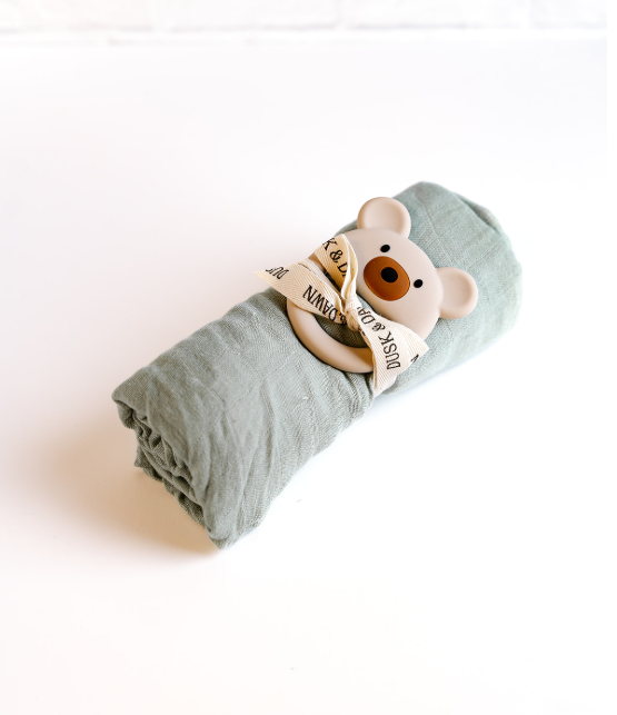 Baby Teether | Beige Bear