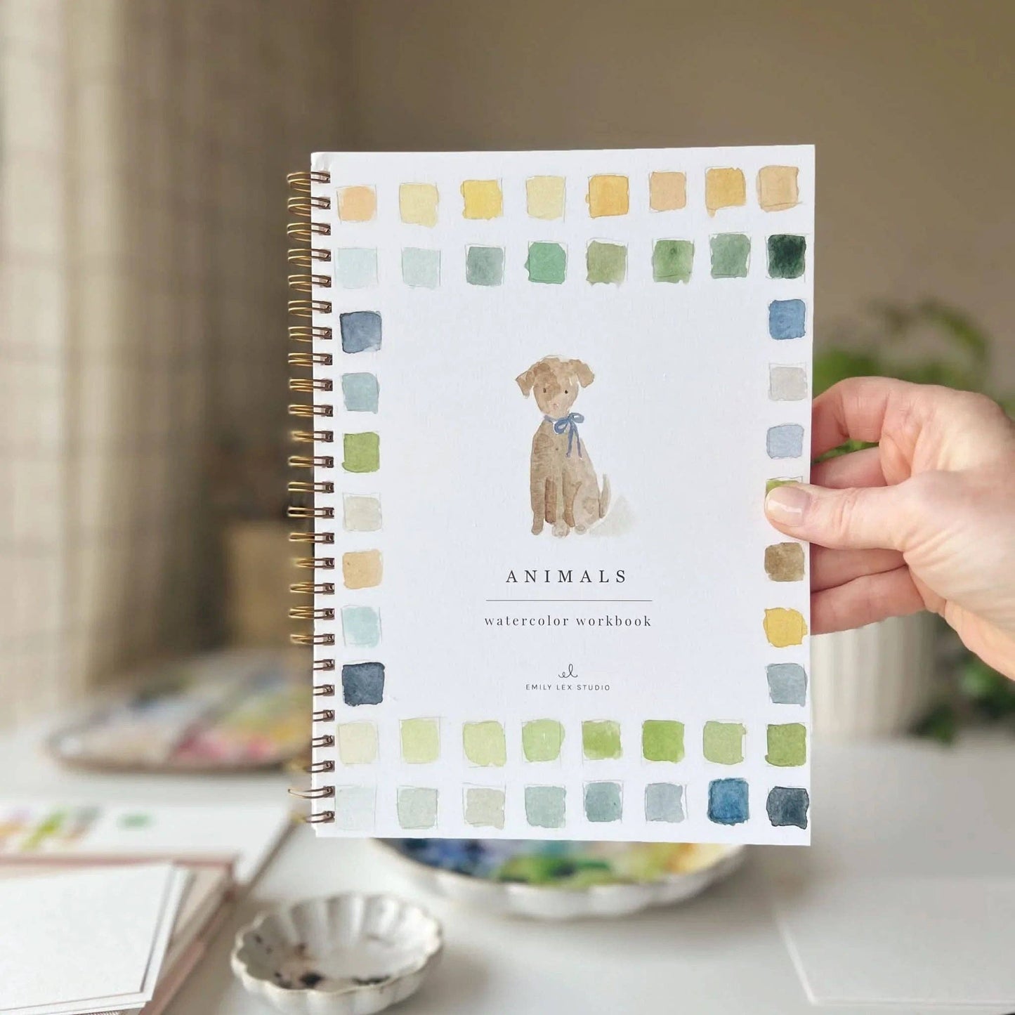 Paint-Your-Own Animal Watercolor Book