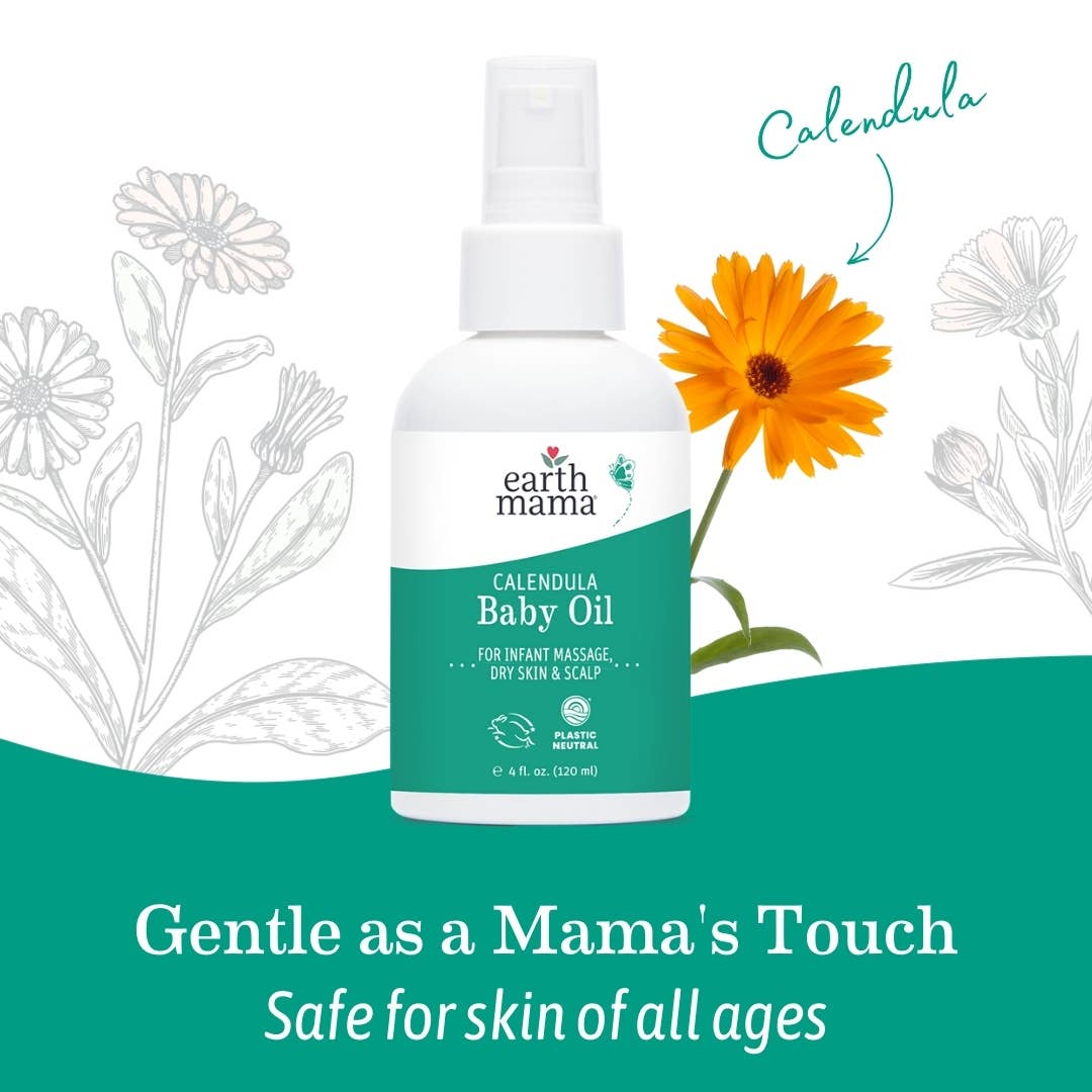 Earth Mama | Calendula Baby Oil