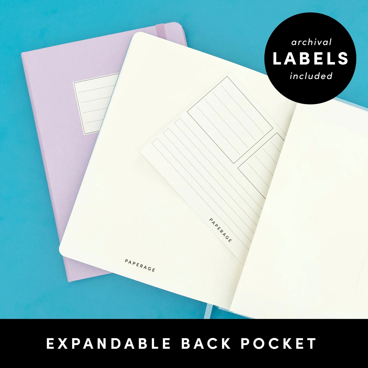 Paperage Lined Journal Notebook