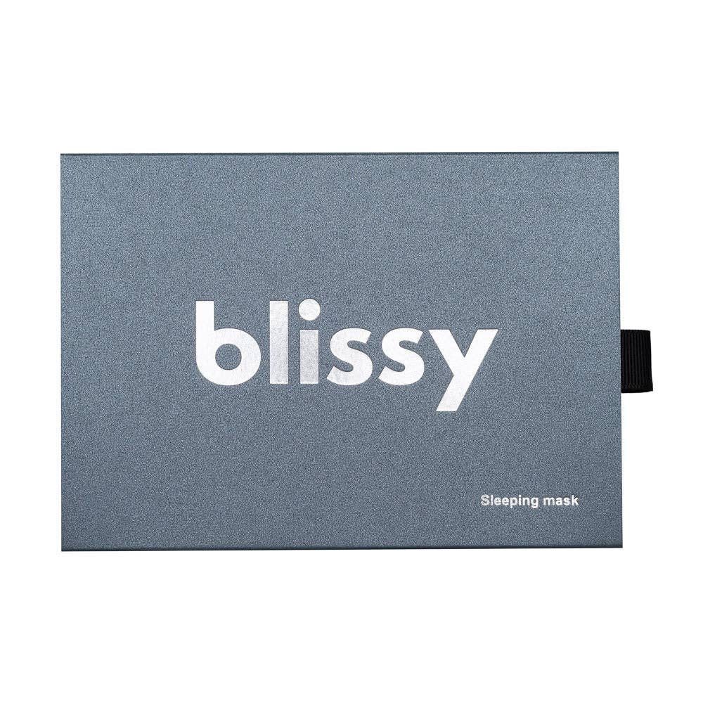 Blissy Silk Sleep Mask | Ash Blue