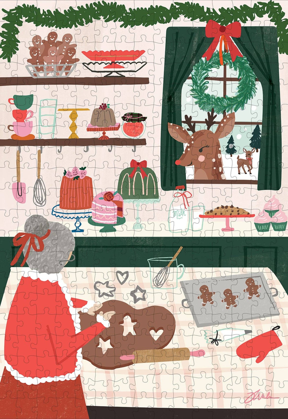 Mrs Claus Bakery Puzzle