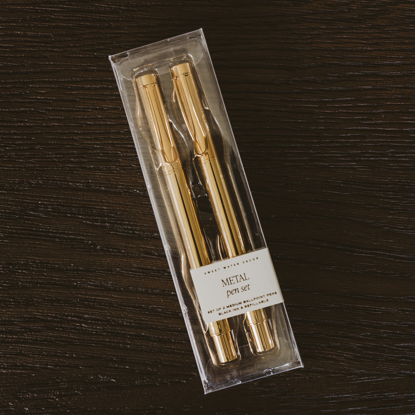 Sweet Water Decor | Gold Metal Pen Set